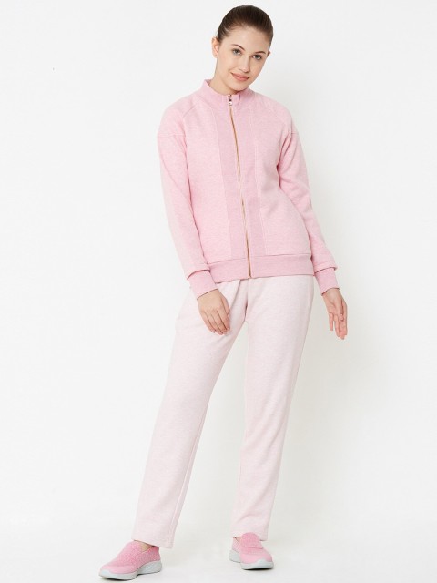 

Sweet Dreams Women Pink Solid Loungewear Tracksuit