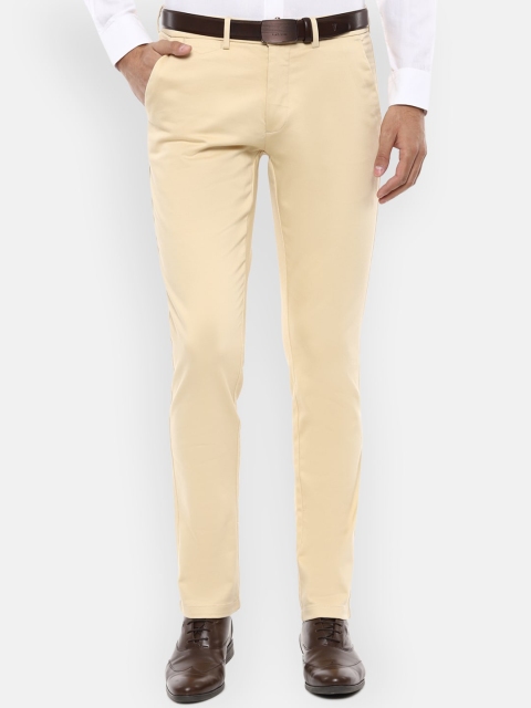 

Van Heusen Men Beige Slim Fit Solid Formal Trousers