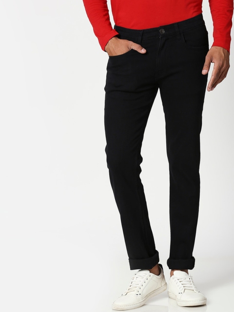

Bewakoof Men Black Regular Fit Mid-Rise Clean Look Jeans