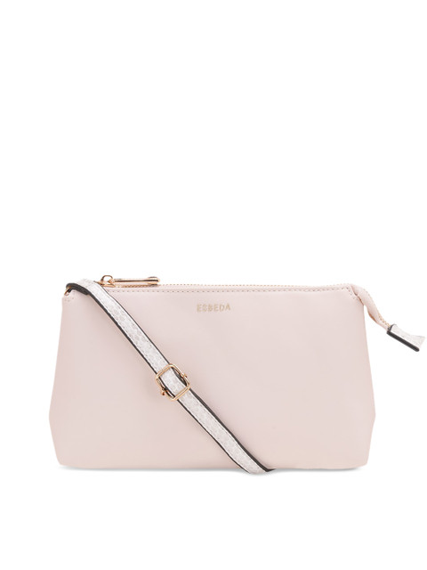 

ESBEDA Off-White Solid Sling Bag