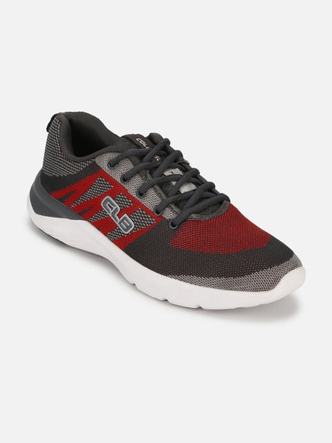 

Columbus Men Grey Mesh Running Shoes