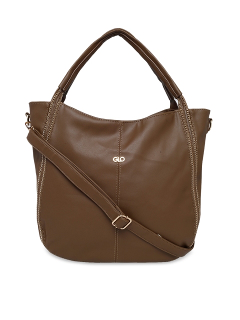 

Globus Brown Solid Handheld Bag