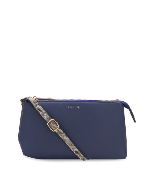 

ESBEDA Blue Solid Sling Bag