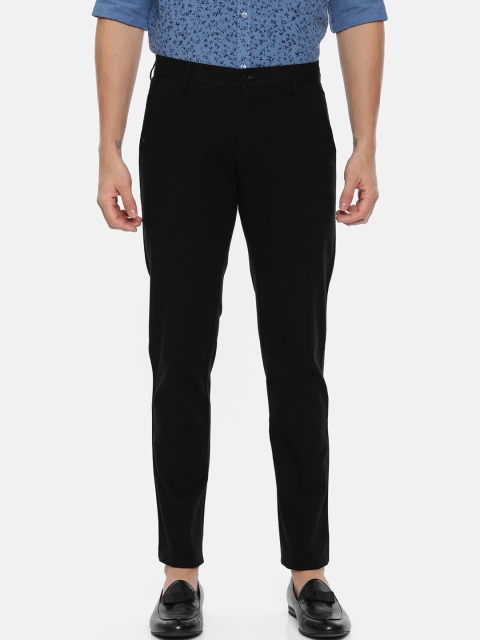 

ARISER Men Black Slim Fit Solid Chinos