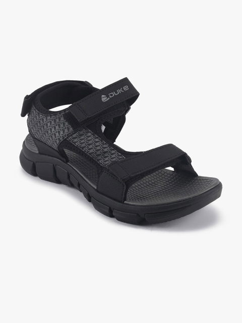 

Duke Men Black Sports Sandals