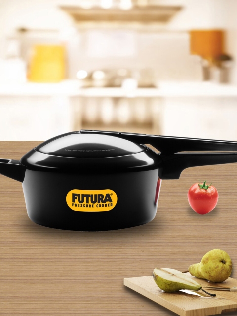 

Hawkins Black Futura Hard Anodised Pressure Cooker 4 Ltr