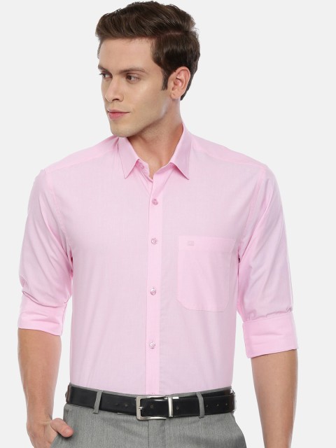 

ARISER Men Pink Regular Fit Solid Formal Shirt