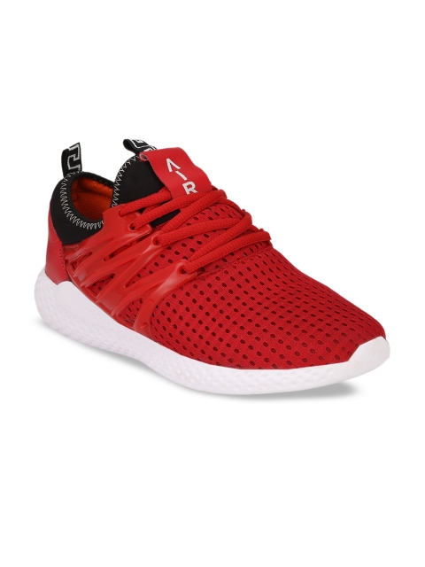 

Eego Italy Men Red Mesh Running Shoes