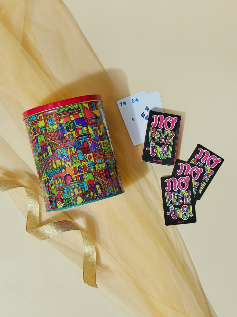 

Chumbak Multicoloured Playing Cards Indian Carnival Gift Box, Multi