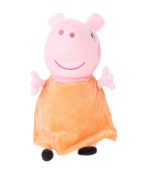 

Peppa Pig Kids Pink & Orange Cartoon Character Peppa Pig Stuffed Soft Plush Toy