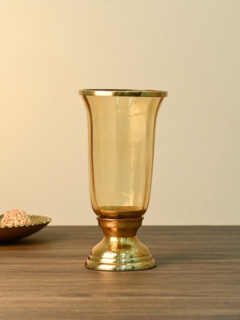 

Pure Home and Living Gold-Toned Classic Stemless Hurricane Candle Holder
