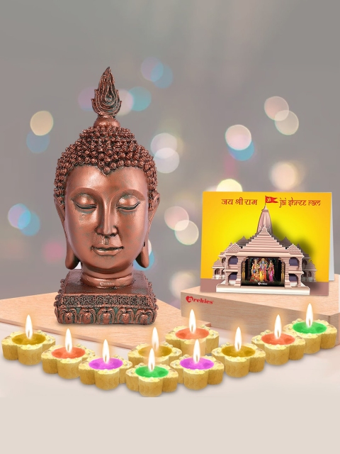 

Archies Multicoloured Diwali Showpiece Gift Set, Multi