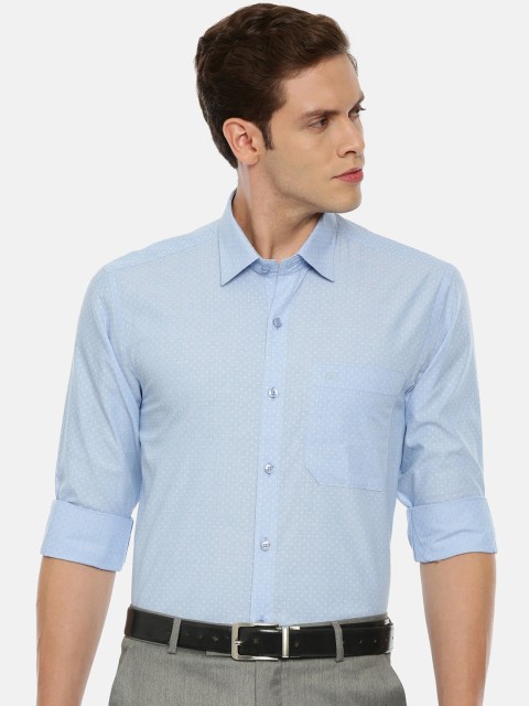 

ARISER Men Blue Regular Fit Printed Formal Shirt