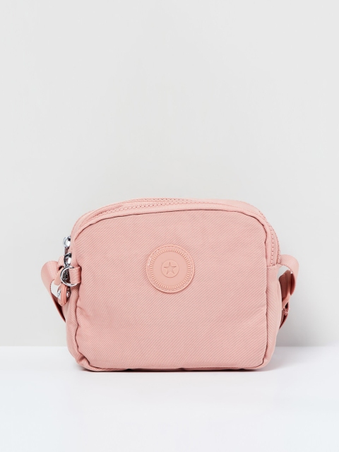 

max Pink Solid Sling Bag