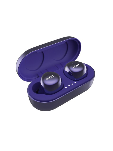 

mivi Unisex Blue Solid M40 True Wireless In-Ear Headphones