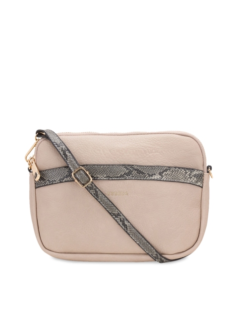 

ESBEDA Beige Solid Sling Bag