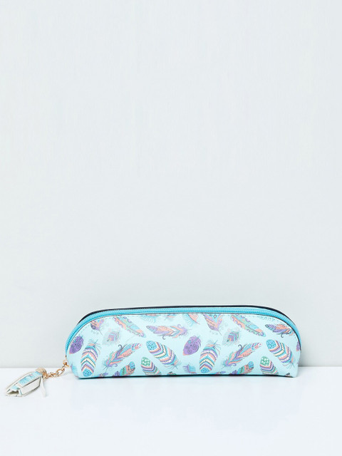 

max Women Blue Printed Pouch