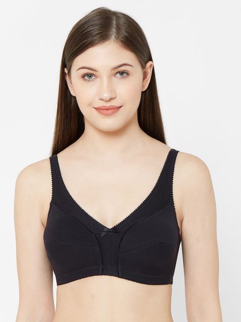 

Juliet Black Solid Non-Wired Non Padded Everyday Bra