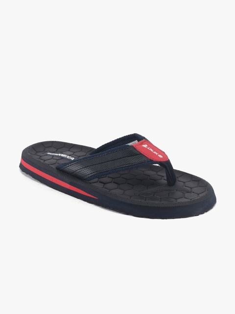 

Duke Men Navy Blue Solid Thong Flip-Flops