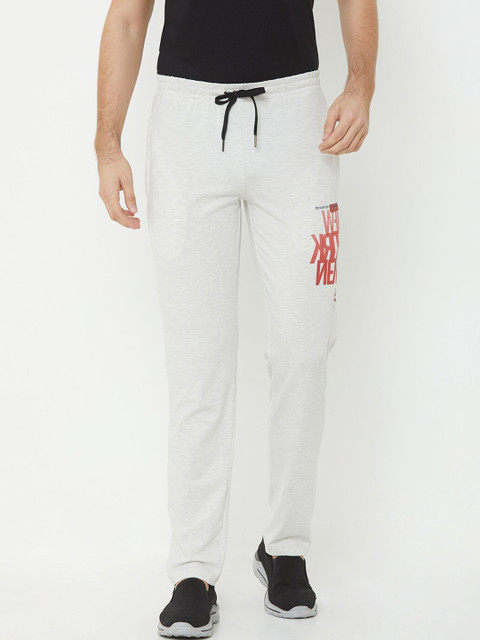 

Sweet Dreams Men Grey-Melange & Red Solid Track Pants