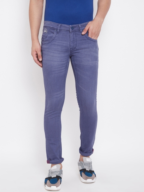 

American Archer Men Blue Skinny Fit Low-Rise Clean Look Stretchable Jeans