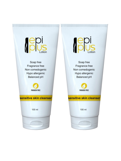 

epiplus Unisex Sensitive Skin Cleanser Lotion Combo Pack 200 ml, White