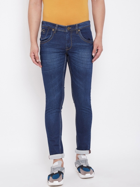 

American Archer Men Blue Skinny Fit Low-Rise Clean Look Stretchable Jeans