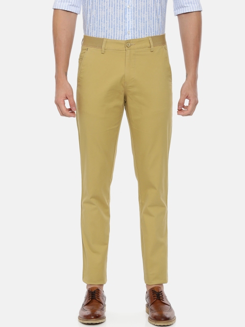 

ARISER Men Khaki Slim Fit Solid Chinos