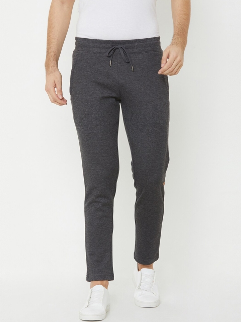 

Sweet Dreams Men Charcoal-Grey Solid Track Pants