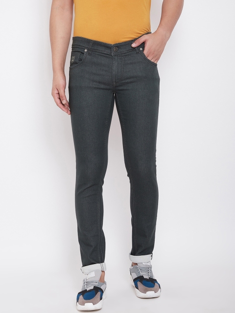 

American Archer Men Green Skinny Fit Low-Rise Clean Look Stretchable Jeans