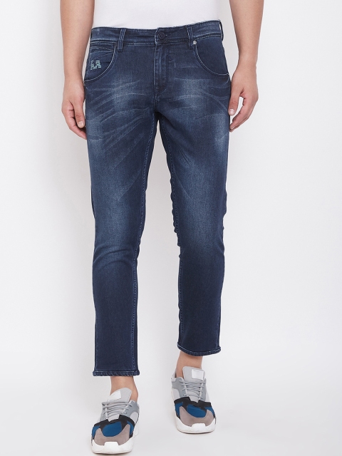 

American Archer Men Blue Tapered Fit Low-Rise Clean Look Stretchable Jeans