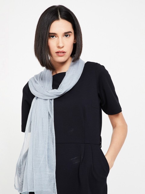 

Ginger by Lifestyle Women Blue Striped Stole