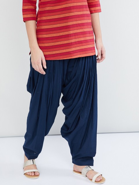 

max Women Blue Solid Patiala Salwar