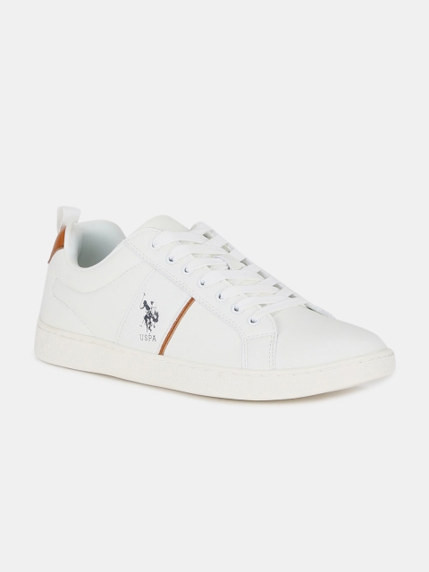 

U.S. Polo Assn. Men Off-White Sneakers