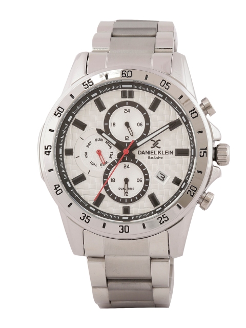 

Daniel Klein Men Silver-Toned Analogue Watch DK.1.12480-1