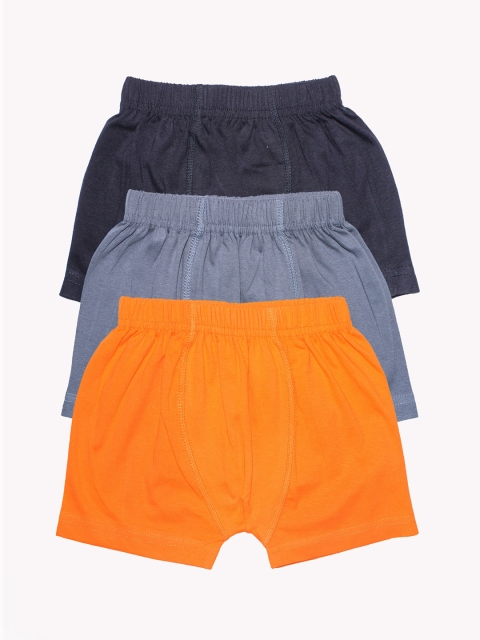 

KiddoPanti Boys Pack Of 3 Solid Boxers AW20BXR072, Black