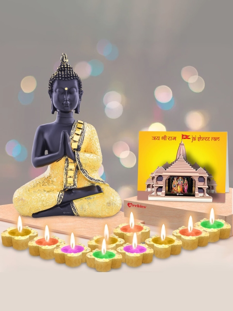 Archies Multicoloured Diwali Showpiece Gift Set, Multi