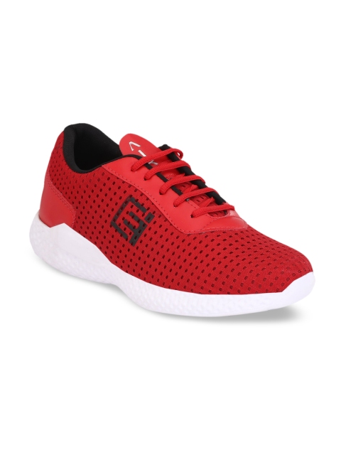 

Eego Italy Men Red Mesh Running Shoes