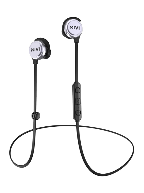 

mivi Unisex Black Sustainable Wireless Thunderbeats Bluetooth Earphones