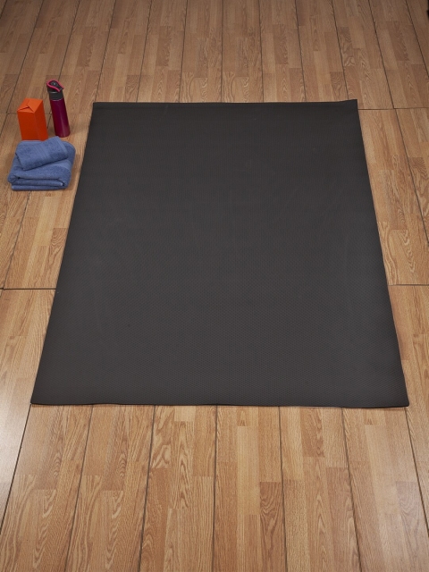 

HOSTA HOMES Unisex Black Solid Extra Large Anti-Skid Yoga Mat