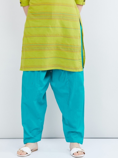 

max Women Turquoise Blue Solid Salwar