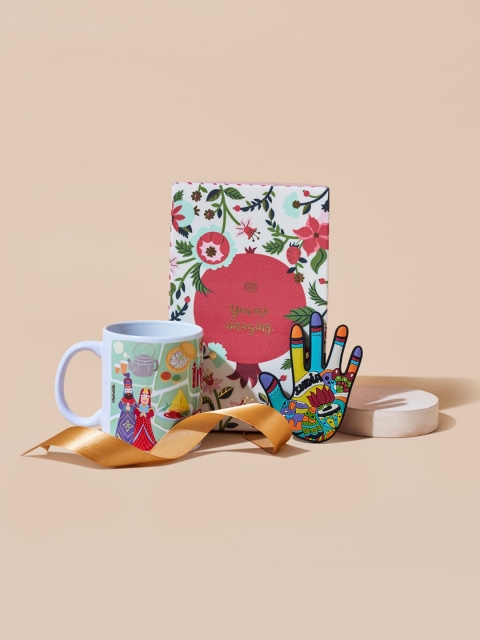 

Chumbak Unisex So Indian Mug & Magnet Gift Box, Multi