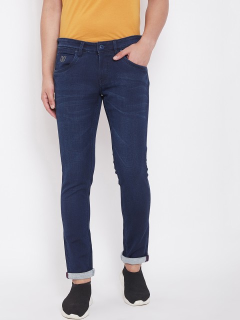 

American Archer Men Blue Skinny Fit Low-Rise Clean Look Stretchable Jeans