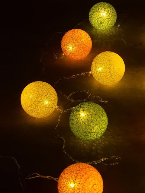 

Archies Multicoloured Colourblocked Contemporary Wall String Lights, Multi