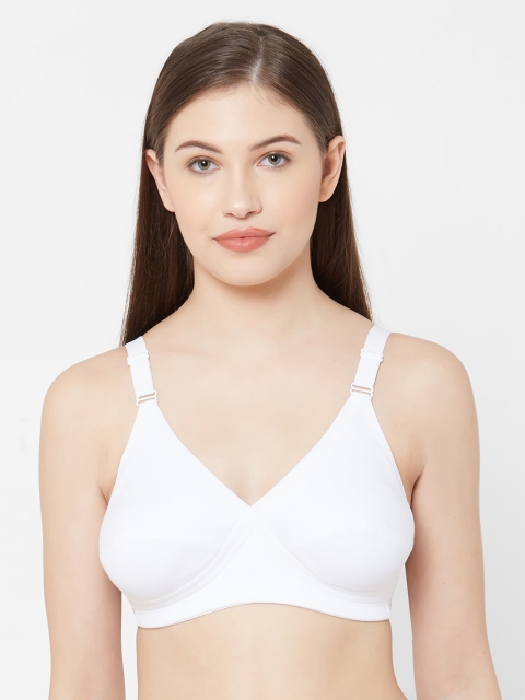 

Juliet White Solid Non-Wired Non Padded Everyday Bra 010002300010903