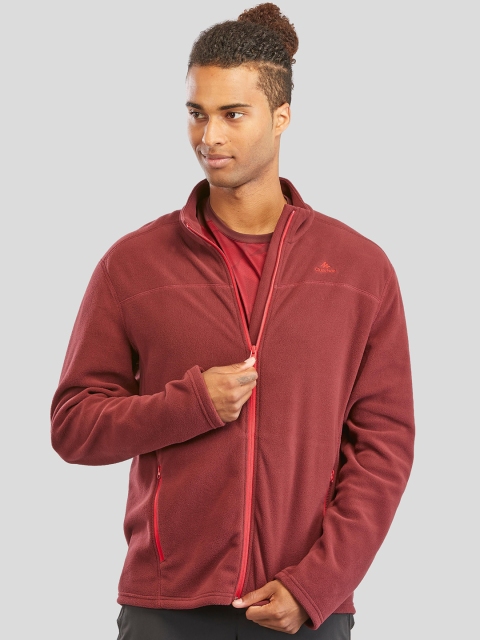 

Quechua By Decathlon Men Maroon Solid Insulator Sporty Jacket