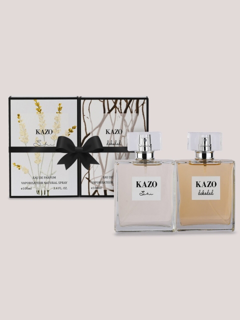 

Kazo Women Set Of 2 Shi & Dekoded Eau De Parfum 200ml, Transparent
