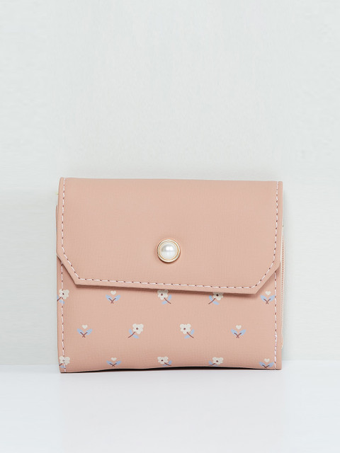 

max Women Peach-Coloured Printed Envelope