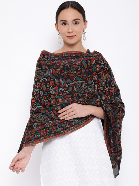 

Pashmoda Women Multicoloured Woven Design Stole, Multi