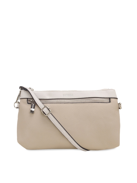 

ESBEDA Beige Solid Sling Bag